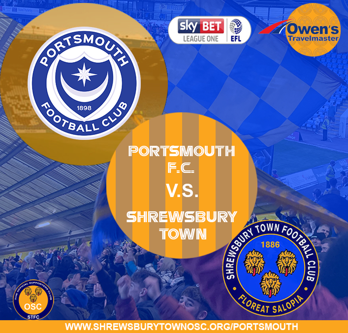 Shrewsbury Town OSC Away Travel - Portsmouth