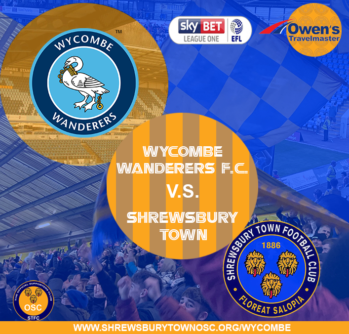 Shrewsbury Town OSC Away Travel - Wycombe