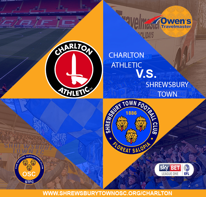 Shrewsbury Town OSC Away Travel - Charlton