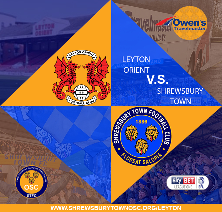 Shrewsbury Town OSC Away Travel - Leyton Orient