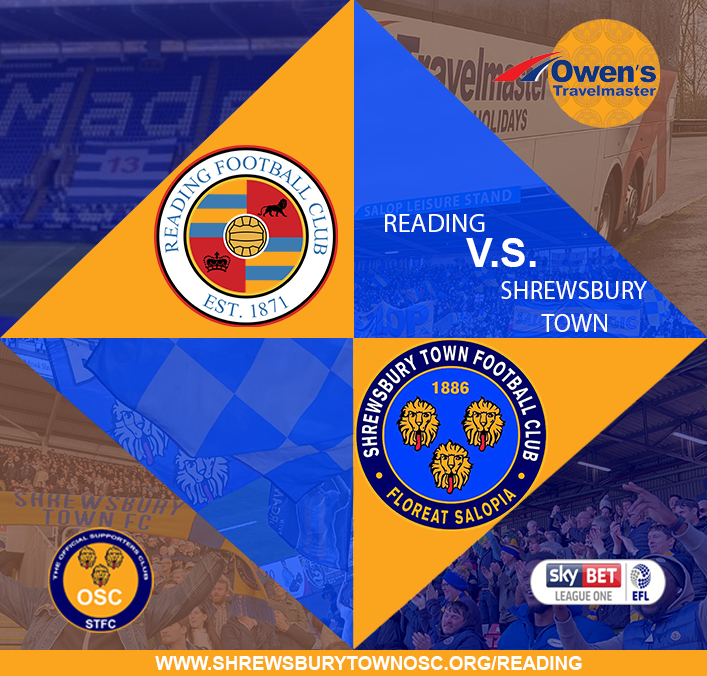 Shrewsbury Town OSC Away Travel - Reading