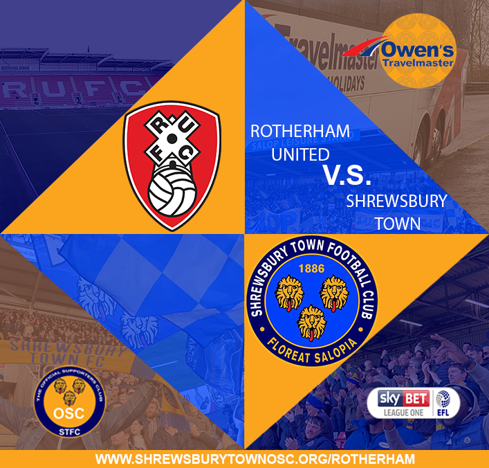 Shrewsbury Town OSC Away Travel - Rotherham United